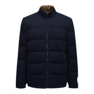 堡尼秋冬新品商务净色立领鹅绒羽绒服保暖休闲男士外套EQ767091B