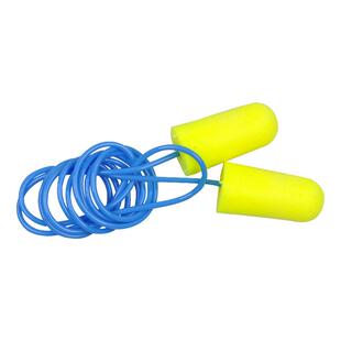 3M 311-1250隔音耳塞降噪音防噪声带线学习睡眠睡觉用降音耳塞