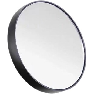 爆款放大化妆镜单面粉刺毛孔5倍10倍15倍放大带吸盘镜黑色便携镜