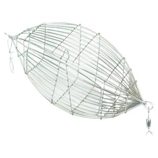 不锈钢诱饵笼海钓虾笼天平钓组配件串钩橄榄虾笼南油打窝方形虾笼