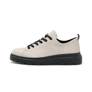 Ecco/爱步女鞋皮鞋英伦风单鞋休闲板鞋通勤软底小白鞋 新潮216203