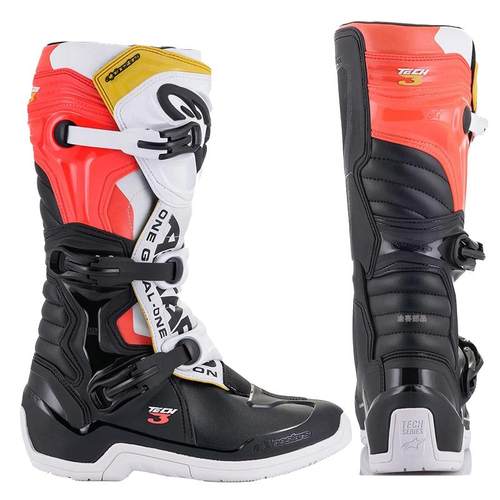 意大利A星T3越野摩托车越野靴骑行靴场地林道通用款赛车靴男女用