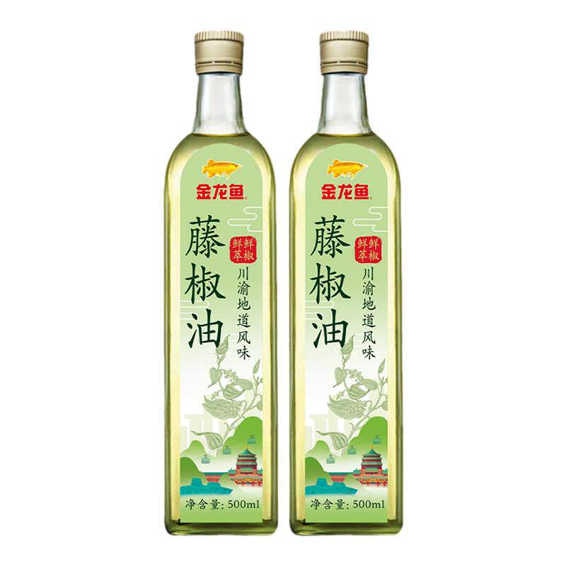 金龙鱼藤椒油500mlx2瓶