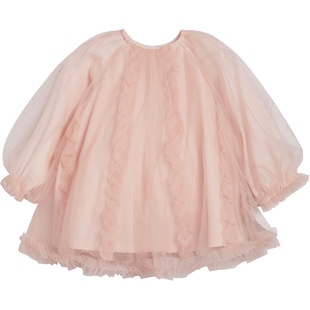 [江南布衣婴童]春秋长袖连衣裙网纱柔软不扎身女童婴儿jnbybyjnby