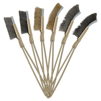 钢丝刷清洁刷头带柄钢丝刷