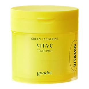 韩国goodal果达儿vc青橘爽肤棉片oliveyoung补水提亮肤质去角质女