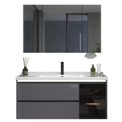 惠达蜂窝铝浴室柜组合陶瓷一体盆卫生间现代简约洗漱台洗脸手盆柜