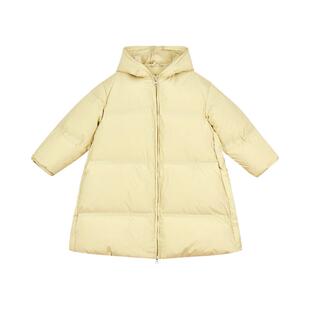 江南布衣童装中长款羽绒服保暖宽松外套冬男女童儿童jnbybyjnby