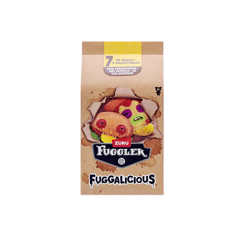 Fuggler官方正版萌牙怪兽食萌兽盲盒毛绒玩偶丑萌搞怪潮玩公仔