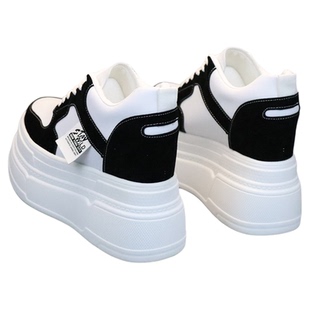 超高跟12cm10cm8cm可选小白鞋女鞋松糕厚底内增高小个子显瘦鞋子