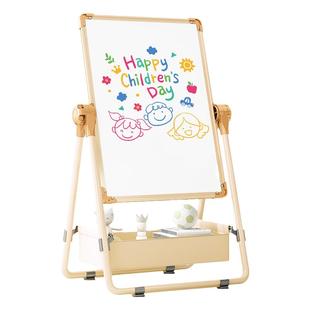 儿童画板家用支架式双面磁性教学小黑板宝宝涂色绘画可擦写字白板