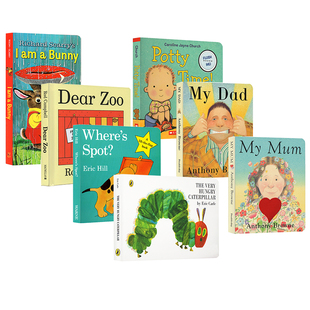 英文原版启蒙绘本 I Am a Bunny 我是一只兔子 Goodnight Moon 月亮晚安 好饿的毛毛虫 棕熊你看到了什么 Let's Find Momo