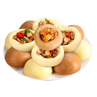 五谷杂粮窝窝头玉米荞麦代餐粗粮馒头即食速冻半成品面点儿童早餐