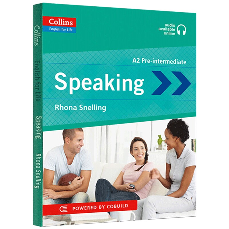 英文原版 English for Life: Speaking A2 柯林斯生活英语口语 初级 剑桥KET考试 含音频 英文版 进口英语辅导书