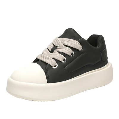 时尚小白鞋潮牌厚底高级感板鞋