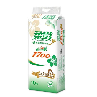 柔影卫生纸无芯长卷家用1700克