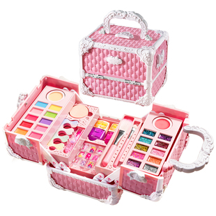 儿童化妆品无毒可水洗彩妆小女孩全套装箱公主化妆盒正品宝宝玩具