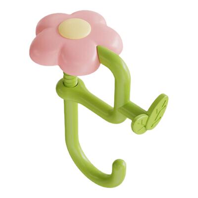 花朵学生课桌书包挂钩有效承重免钉不伤桌可调节背包钩子开学神器