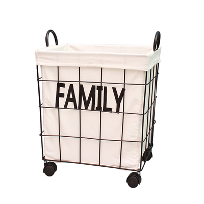 耐用版收纳筐带轮带盖可定制logo