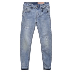 【蜜桃臀】ABLE JEANS牛仔裤女弹力紧身小脚提臀铅笔裤春夏打底裤