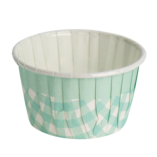 蓝色纸杯蛋糕杯子浅蓝色系大号纸托甜品台装饰马芬蓝白格烤箱专用