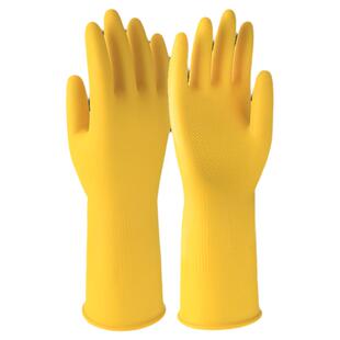 加厚橡胶手套劳保耐磨工作乳胶皮洗碗家务厨房用干活防水女洗衣服