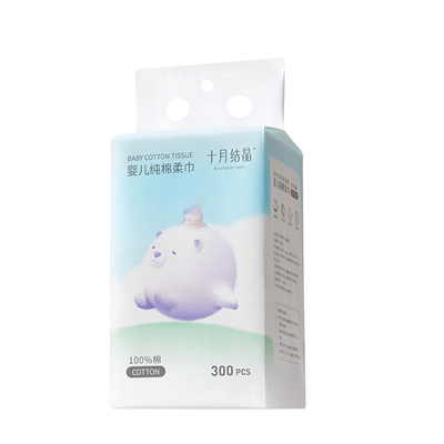十月结晶大号婴儿棉柔巾纯棉纸巾