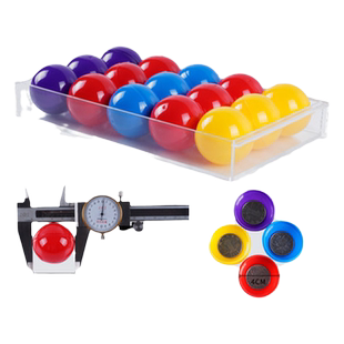 4包起包邮4厘米开口抽奖箱配套球彩色摸奖球摇奖球空心球可打开(25个装/包)