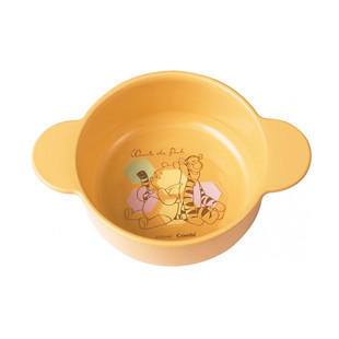 特价日本combi康贝小熊维尼宝宝婴幼儿辅食小碗小盘水杯餐盘