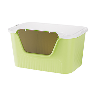 猫砂盆超大号防外溅特大全封闭半封闭缅因猫幼猫厕所加高防臭屎盆