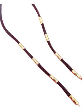 铜合金红黑绳男女情侣款挂件挂绳