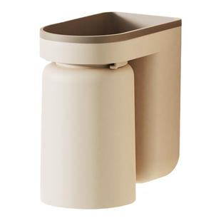 撞色牙刷杯架免打孔家用漱口杯置物架卫生间壁挂式沥水牙具收纳架