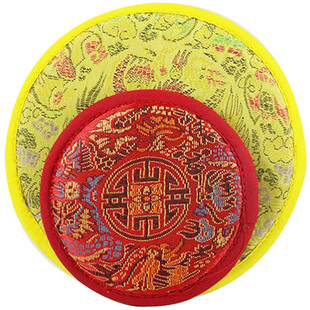 尼泊尔手工法器底垫音钵垫子佛音碗底座金刚铃垫茶壶垫布艺养壶垫