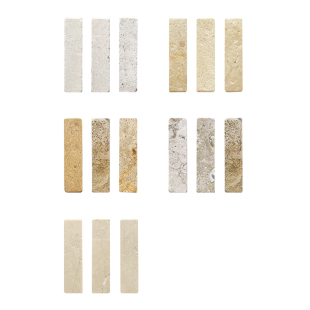 有道 米黄莱姆石洞石长条砖餐厅民宿酒吧服装店背景墙砖玄关地砖