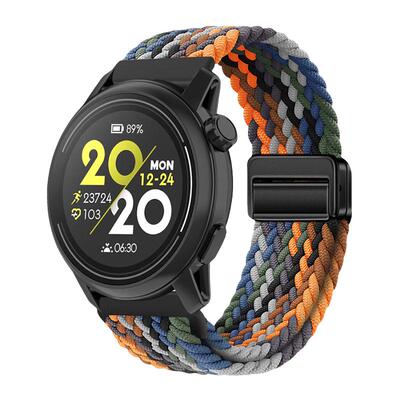 适用于COROS高驰PACE4手表表带pace3/2编织APEX2 PRO磁吸扣apex尼龙回环腕带xpro智能替换带男女时尚新款配件