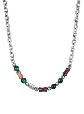 CCO竹节拼接男项链原创ins潮男高级感复古嘻哈个性冷淡风锁骨链