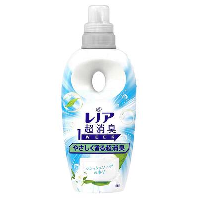 临期特价日本宝洁happiness衣物柔顺剂防静电芳香柔软护理液490ml