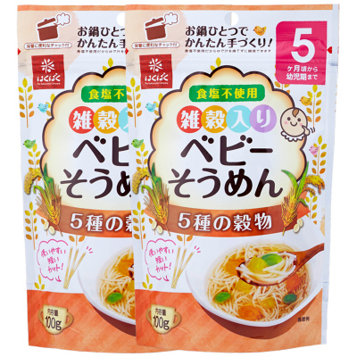 hakubaku进口宝宝面条五谷碎碎面