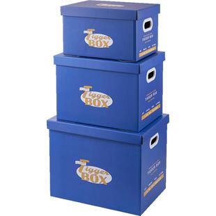 牛皮纸质收纳箱零食衣服搬家大号带盖档案书籍文件离职整理箱盒子