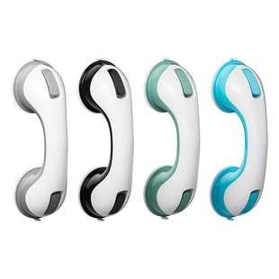 玻璃门浴室冰箱吸盘拉手免打孔推拉门衣柜门卫生间专用拉手柄防滑