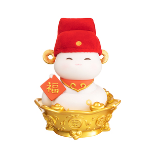 故宫淘宝｜灵蛇献瑞小夜灯博物馆文创摆件新年本命年生日礼物女生