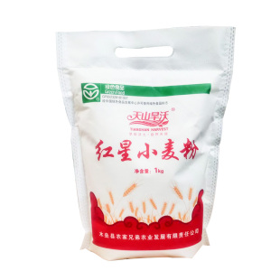 新疆特产天山旱沃红星小麦面粉奇台面粉家用普通中筋粉官方旗舰店