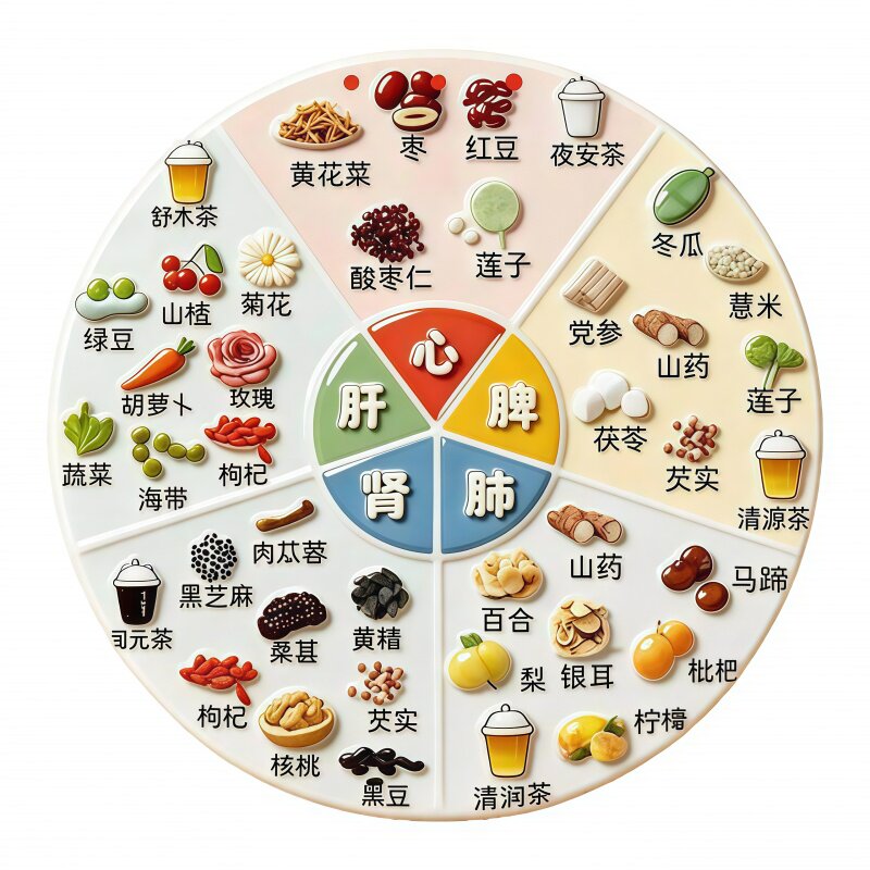 亚克力磁吸养生冰箱贴科普装饰贴