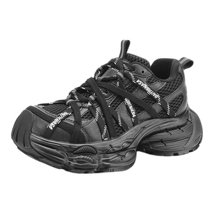 星期六复古厚底增高老爹鞋女鞋子2025秋冬新款时尚百搭运动休闲鞋