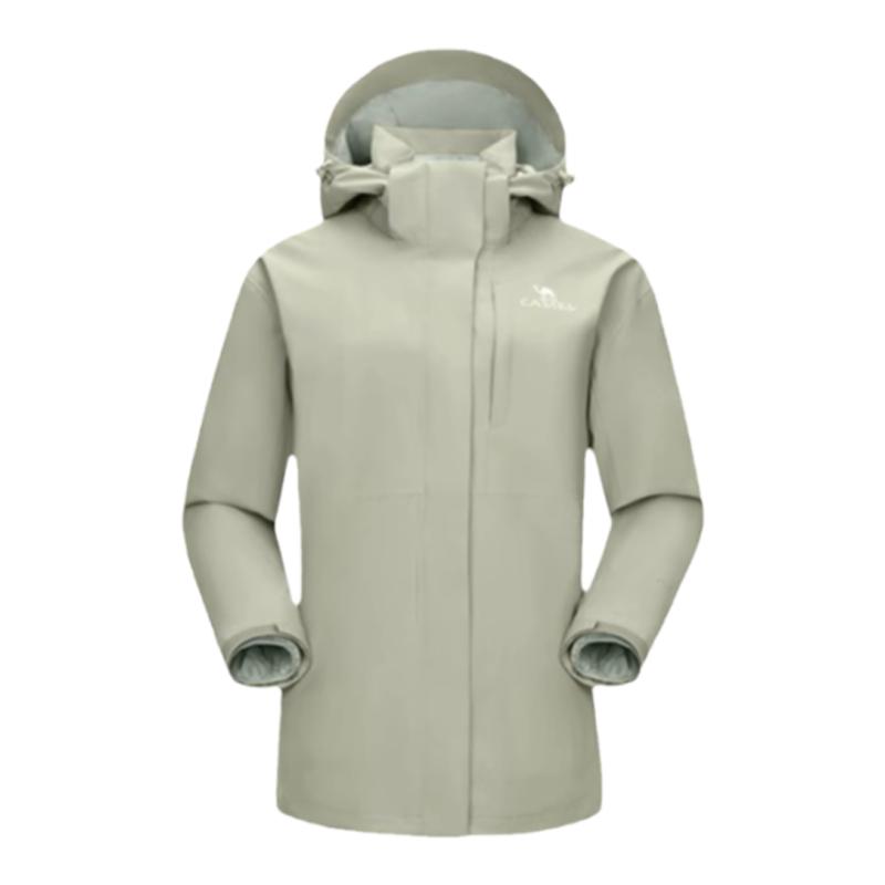骆驼三防冲锋衣羽绒外套登山服