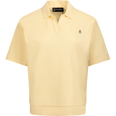 暇步士挺括易打理V领短袖POLO衫