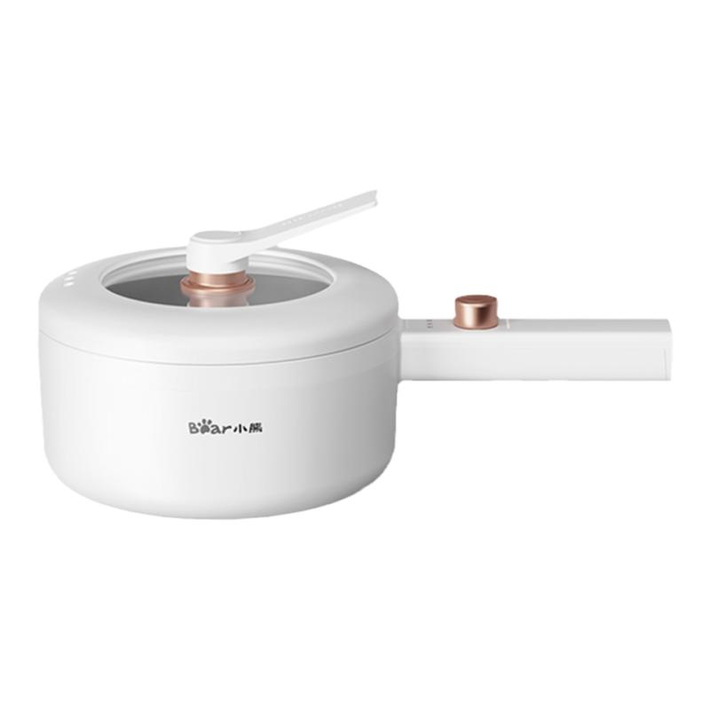 小熊電煮鍋家用多功能蒸煮一體炒鍋小型電火鍋學(xué)生宿舍泡面烹飪機(jī)