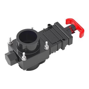 闸阀开关手动插板阀沉淀仓排污抽拉阀pvc手拉板阀锦鲤池升降阀门