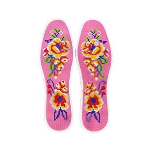 刺绣成品鞋垫十字绣鞋垫成品手工自绣双线机绣满绣加厚2026年新款