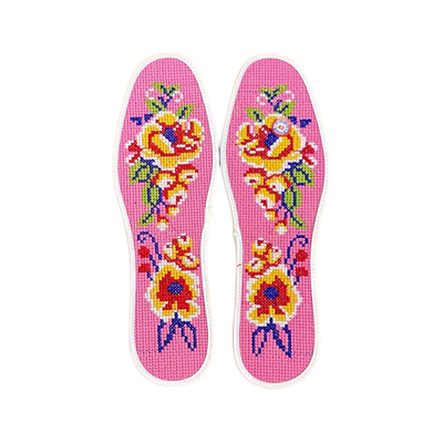 刺绣成品鞋垫双线机绣